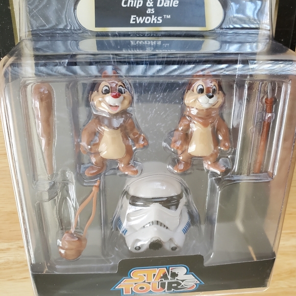 Star Wars Chip & Dale as Ewoks Series 3 Figures - Picture 3 of 3